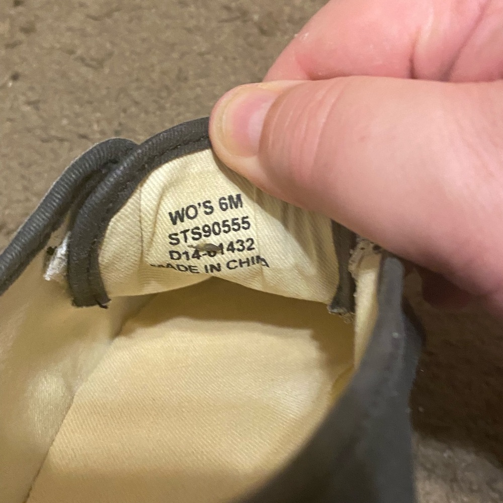 Womens Sperry Top-Sider Seacoast Comfort Canvas Flats Gray White Size 6 - Picture 5 of 5